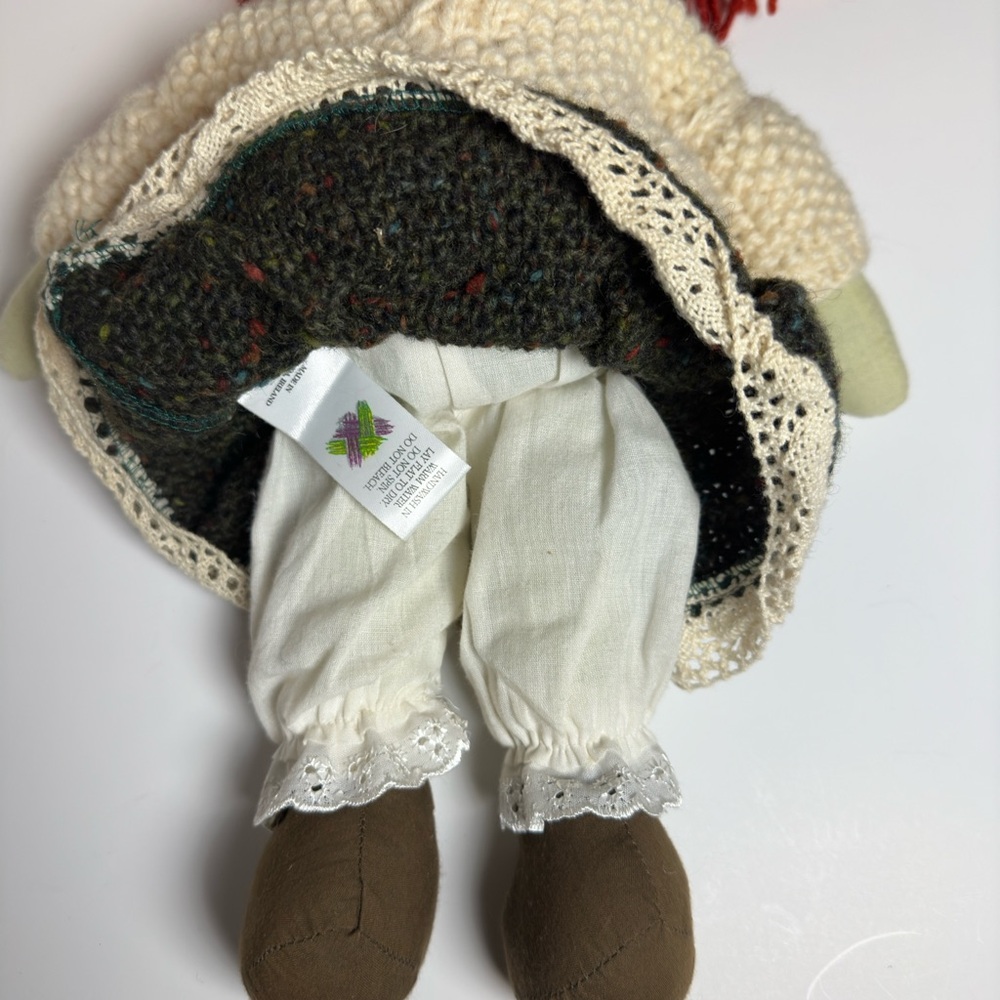 Handmade Branigan Weavers Irish Redhead 15” Stuffed Rag Doll made in Ireland - Picture 8 of 12